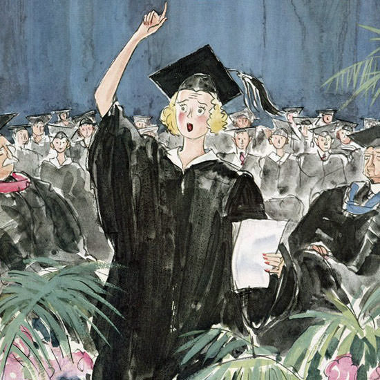 Perry Barlow The New Yorker 1941_06_14 Copyright crop | Best of Vintage Cover Art 1900-1970