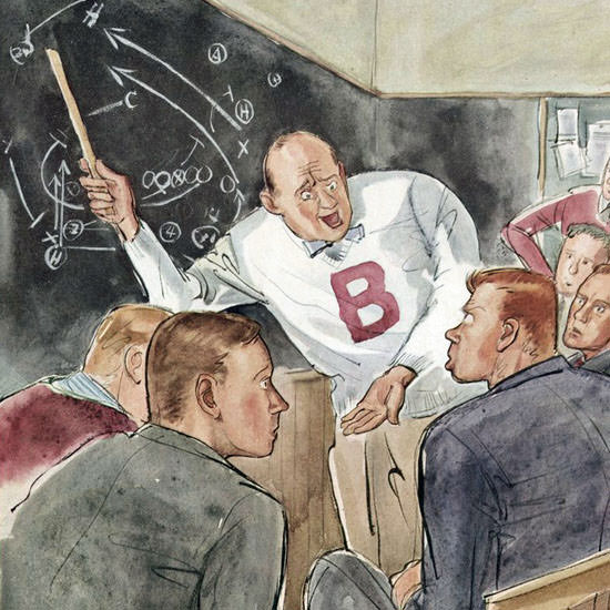Perry Barlow The New Yorker 1941_10_25 Copyright crop | Best of 1940s Ad and Cover Art
