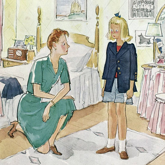 Perry Barlow The New Yorker 1947_09_06 Copyright crop | Best of 1940s Ad and Cover Art