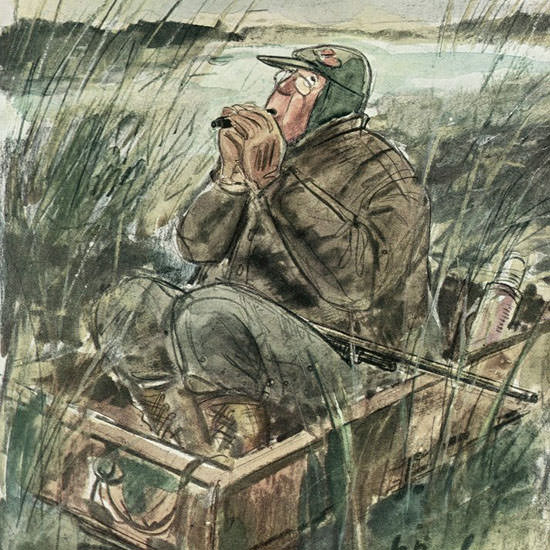Perry Barlow The New Yorker 1948_11_20 Copyright crop | Best of 1940s Ad and Cover Art