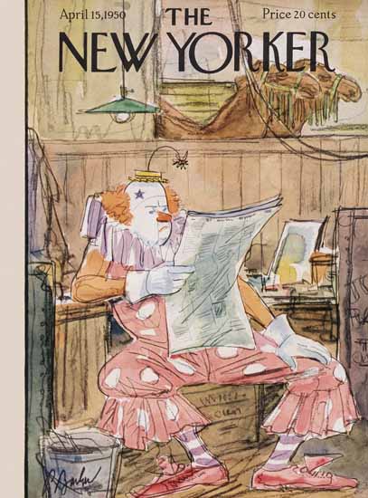 Perry Barlow The New Yorker 1950_04_15 Copyright | The New Yorker Graphic Art Covers 1946-1970