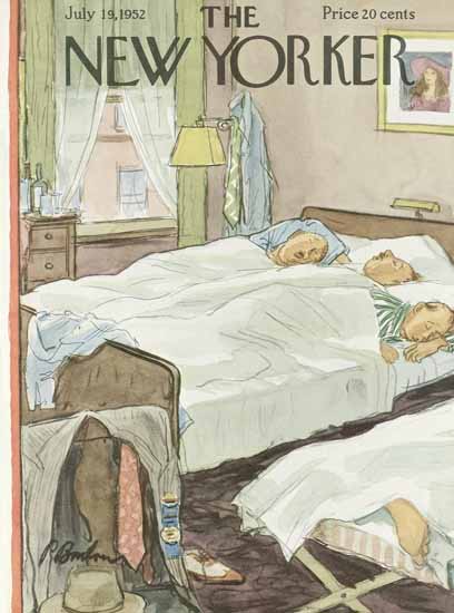 Perry Barlow The New Yorker 1952_07_19 Copyright | The New Yorker Graphic Art Covers 1946-1970