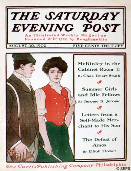 Pete Fountain Saturday Evening Post Cover 1902_08_30 | The Saturday Evening Post Graphic Art Covers 1892-1930