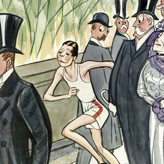 Peter Arno The New Yorker 1931_04_11 Copyright crop | Best of Vintage Cover Art 1900-1970