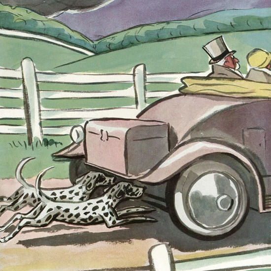 Peter Arno The New Yorker 1933_10_07 Copyright crop | Best of 1930s Ad and Cover Art