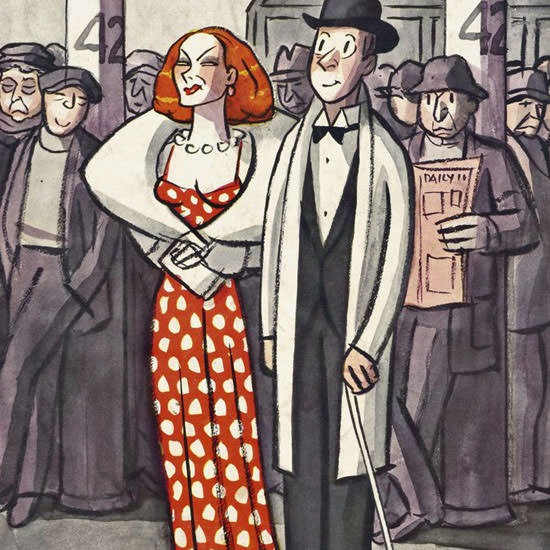 Peter Arno The New Yorker 1937_04_24 Copyright crop | Best of 1930s Ad and Cover Art