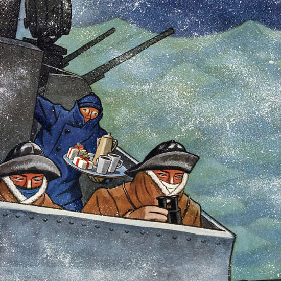 Peter Arno The New Yorker 1942_12_26 Copyright crop | Best of 1940s Ad and Cover Art
