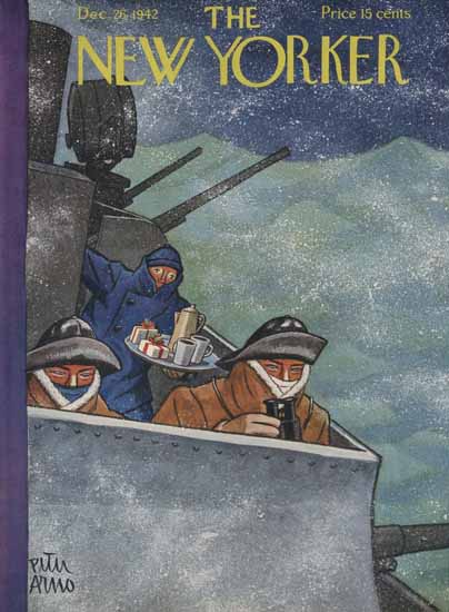 Peter Arno The New Yorker 1942_12_26 Copyright | The New Yorker Graphic Art Covers 1925-1945
