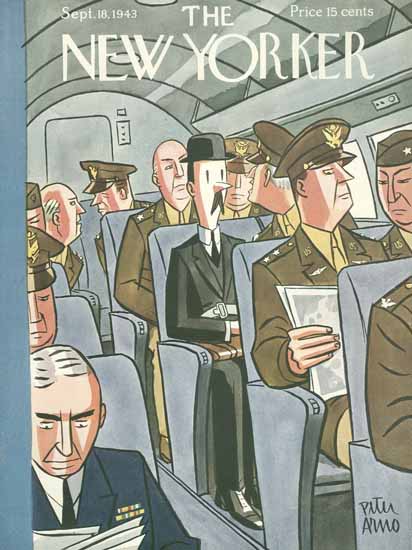Peter Arno The New Yorker 1943_09_18 Copyright | The New Yorker Graphic Art Covers 1925-1945