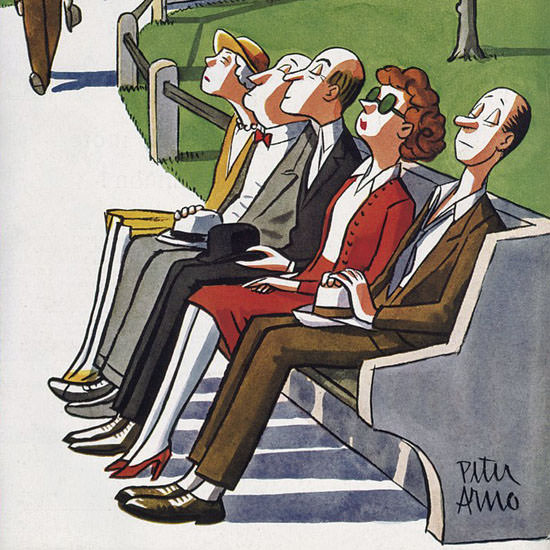Peter Arno The New Yorker 1944_05_06 Copyright crop | Best of Vintage Cover Art 1900-1970