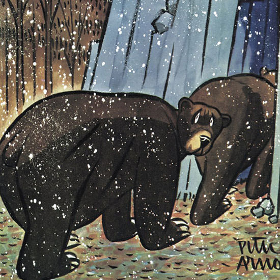 Peter Arno The New Yorker 1947_12_06 Copyright crop | Best of Vintage Cover Art 1900-1970