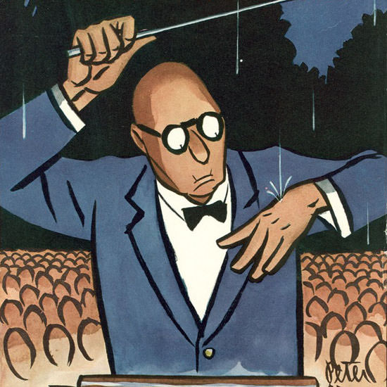 Peter Arno The New Yorker 1952_07_12 Copyright crop | Best of Vintage Cover Art 1900-1970