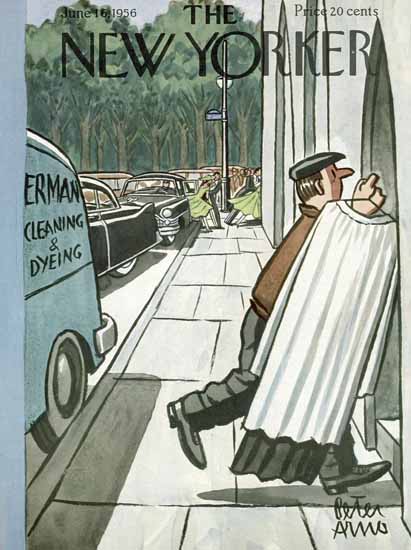 Peter Arno The New Yorker 1956_06_16 Copyright | The New Yorker Graphic Art Covers 1946-1970