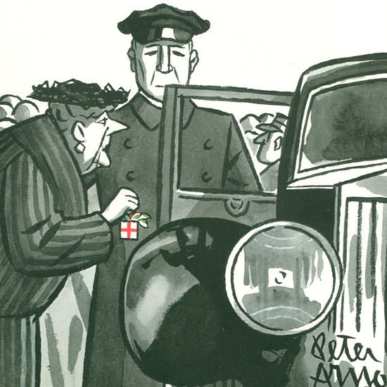 Peter Arno The New Yorker 1958_12_20 Copyright crop | Best of 1950s Ad and Cover Art