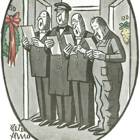 Peter Arno The New Yorker 1960_12_24 Copyright crop | Best of 1960s Ad and Cover Art