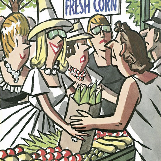 Peter Arno The New Yorker 1964_08_08 Copyright crop | Best of Vintage Cover Art 1900-1970