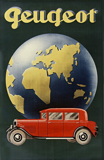Peugeot 1930 Red | Vintage Cars 1891-1970