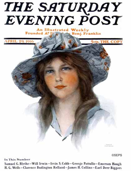 Philip Boileau Artist Saturday Evening Post 1916_04_29 | The Saturday Evening Post Graphic Art Covers 1892-1930