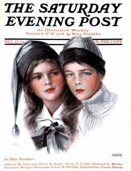 Philip Boileau Cover Artist Saturday Evening Post 1914_12_12 | The Saturday Evening Post Graphic Art Covers 1892-1930
