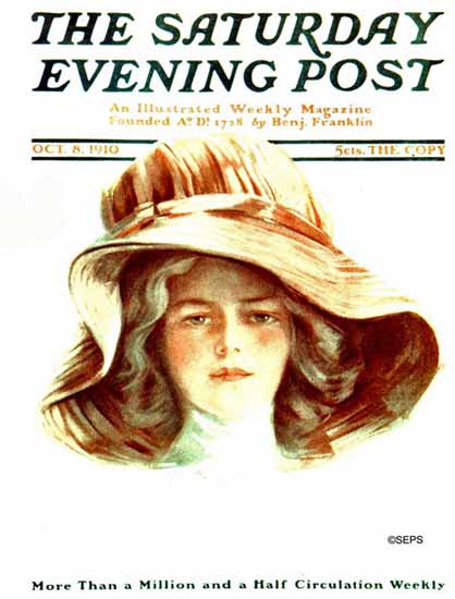 Philip Boileau Saturday Evening Post 1910_10_08 | The Saturday Evening Post Graphic Art Covers 1892-1930