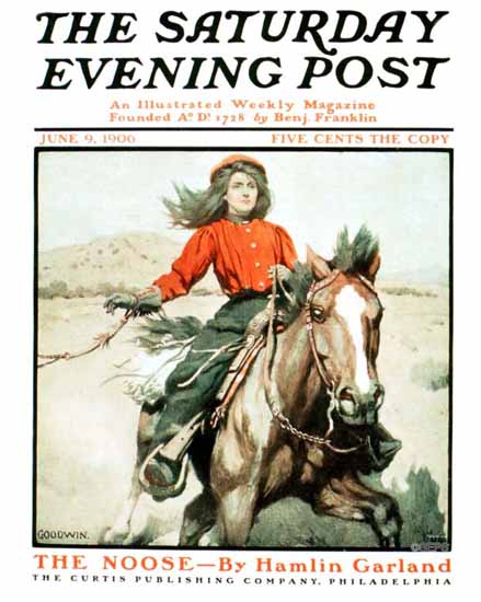 Philip R Goodwin Saturday Evening Post Cover 1906_06_09 | The Saturday Evening Post Graphic Art Covers 1892-1930