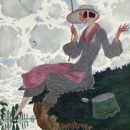 Pierre Brissaud Vogue Cover 1923-06-15 Copyright crop | Best of 1920s Ad and Cover Art
