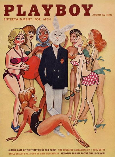 Playboy Magazine Cover 1961-08 Copyright Sex Appeal | Sex Appeal Vintage Ads and Covers 1891-1970