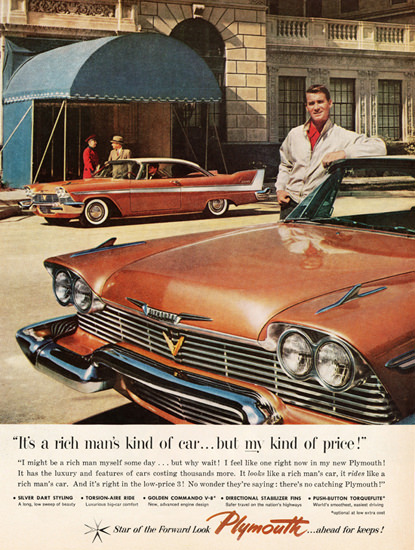 Plymouth Belvedere 1958 Rich Mans Kind | Vintage Cars 1891-1970