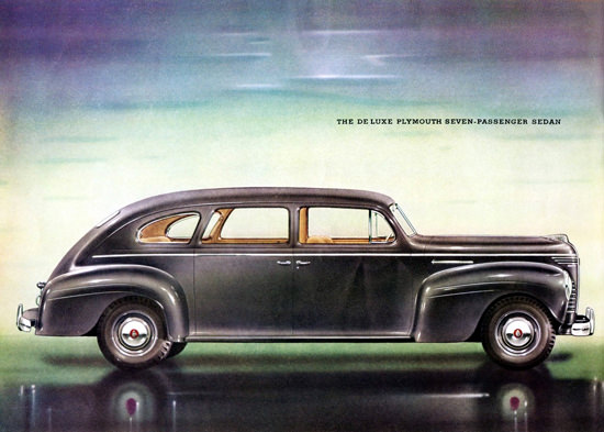 Plymouth De Luxe Seven P Sedan 1940 | Vintage Cars 1891-1970