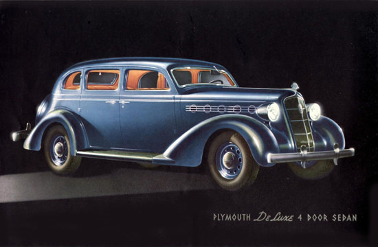 Plymouth DeLuxe 4 Door Sedan 1935 | Vintage Cars 1891-1970