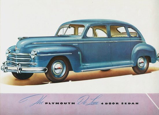 Plymouth DeLuxe 4 Door Sedan 1946 | Vintage Cars 1891-1970