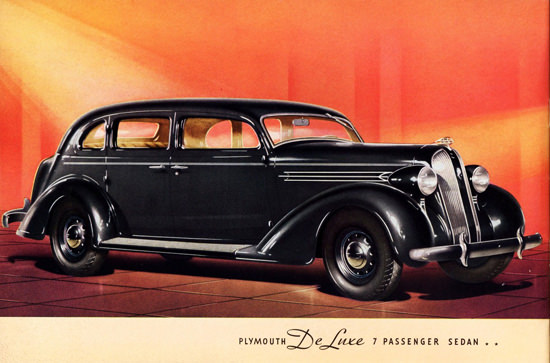 Plymouth DeLuxe 7 Passenger Sedan 1936 | Vintage Cars 1891-1970