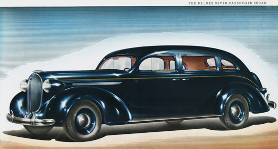 Plymouth DeLuxe Seven Passenger Sedan 1938 | Vintage Cars 1891-1970