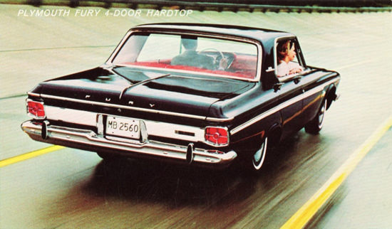 Plymouth Fury Hardtop 1963 Race Track | Vintage Cars 1891-1970