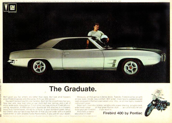 Pontiac 400 Firebird 1969 The Graduate | Vintage Cars 1891-1970