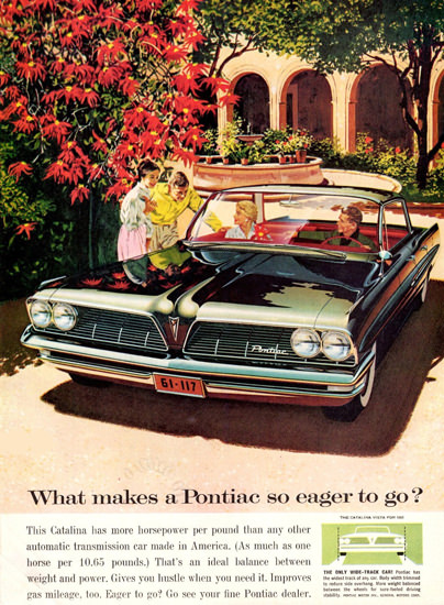 Pontiac Catalina Vista 4 Door Hardtop 1961 | Vintage Cars 1891-1970