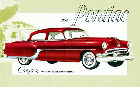 Pontiac Chieftain De Luxe Sedan 1954 | Vintage Cars 1891-1970