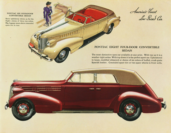 Pontiac Eight Convertible Sedan 1938 | Vintage Cars 1891-1970