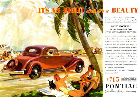 Pontiac Eight Sport Coupe 1934 | Vintage Cars 1891-1970