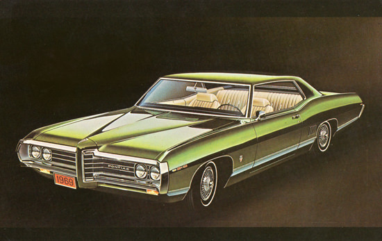 Pontiac Sport Coupe 1969 Green | Vintage Cars 1891-1970