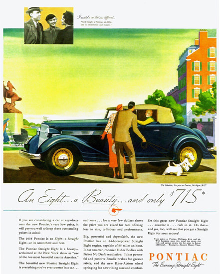 Pontiac Straight Eight Cabriolet 1934 | Vintage Cars 1891-1970