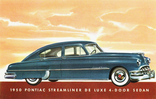 Pontiac Streamliner DeLuxe 4 Door Sedan 1950 | Vintage Cars 1891-1970