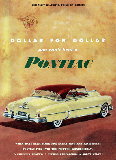 Pontiac Super De Luxe Catalina 1950 Extra Zest | Vintage Cars 1891-1970