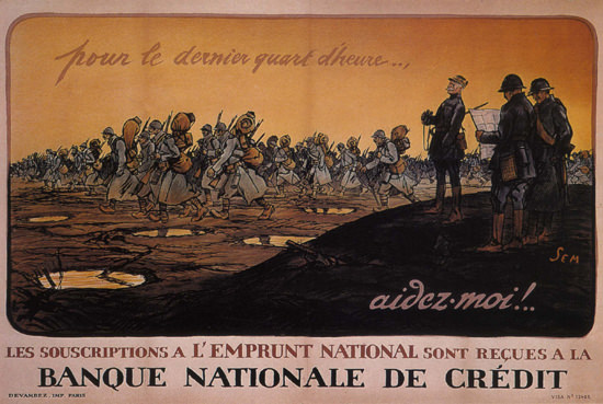 Pour Le Dernier Quart D Heure The Last Quarter | Vintage War Propaganda Posters 1891-1970