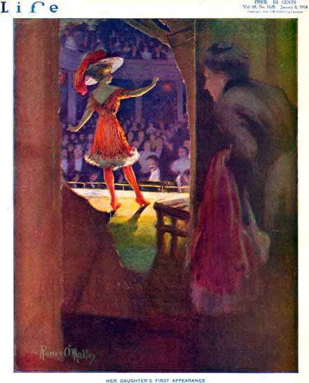 Power OMalley Life Humor Magazine 1914-01-08 Copyright | LIFE 1891-1936 Power OMalley Life Humor Magazine 1914-01-08 Copyright | Life Magazine Graphic Art Covers 1891-1936