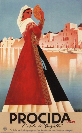 Procida L Isola Di Graziella Island Of Grace Italia | Sex Appeal Vintage Ads and Covers 1891-1970