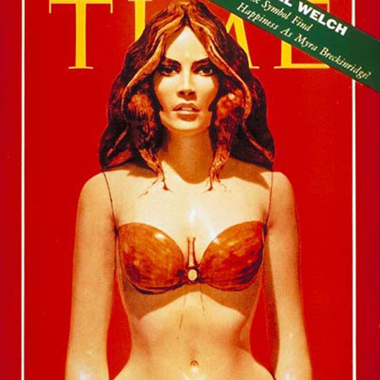 Raquel Welch Time Magazine 1969-11 crop | Best of Vintage Cover Art 1900-1970
