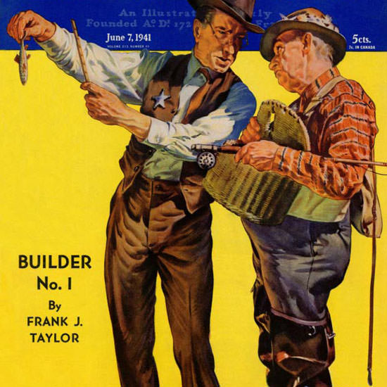 Rauschert J Karl Saturday Evening Post Keeper 1941_06_07 Copyright crop | Best of 1940s Ad and Cover Art