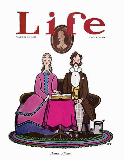 Rea Irvin Life Humor Magazine 1923-11-29 Copyright | Life Magazine Graphic Art Covers 1891-1936
