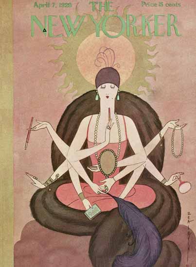 Rea Irvin The New Yorker 1928_04_07 Copyright | The New Yorker Graphic Art Covers 1925-1945